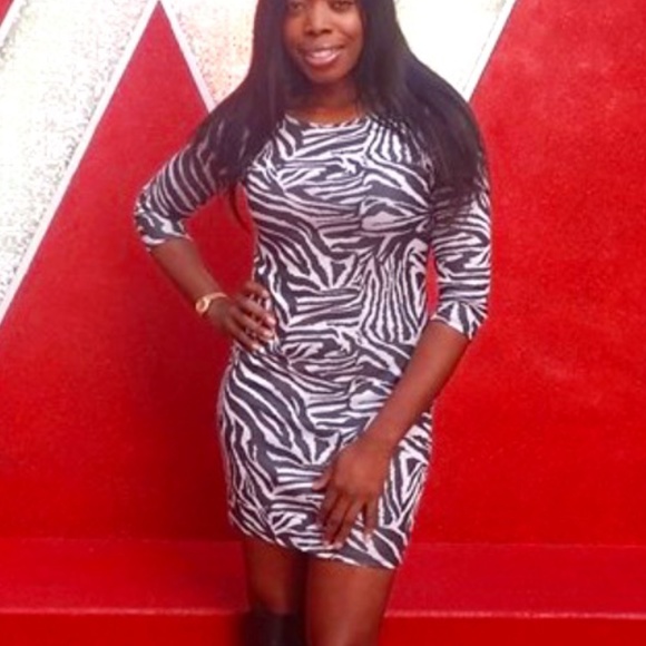 Animal Print Dress - Picture 2 of 4